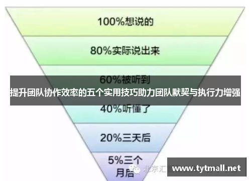 提升团队协作效率的五个实用技巧助力团队默契与执行力增强